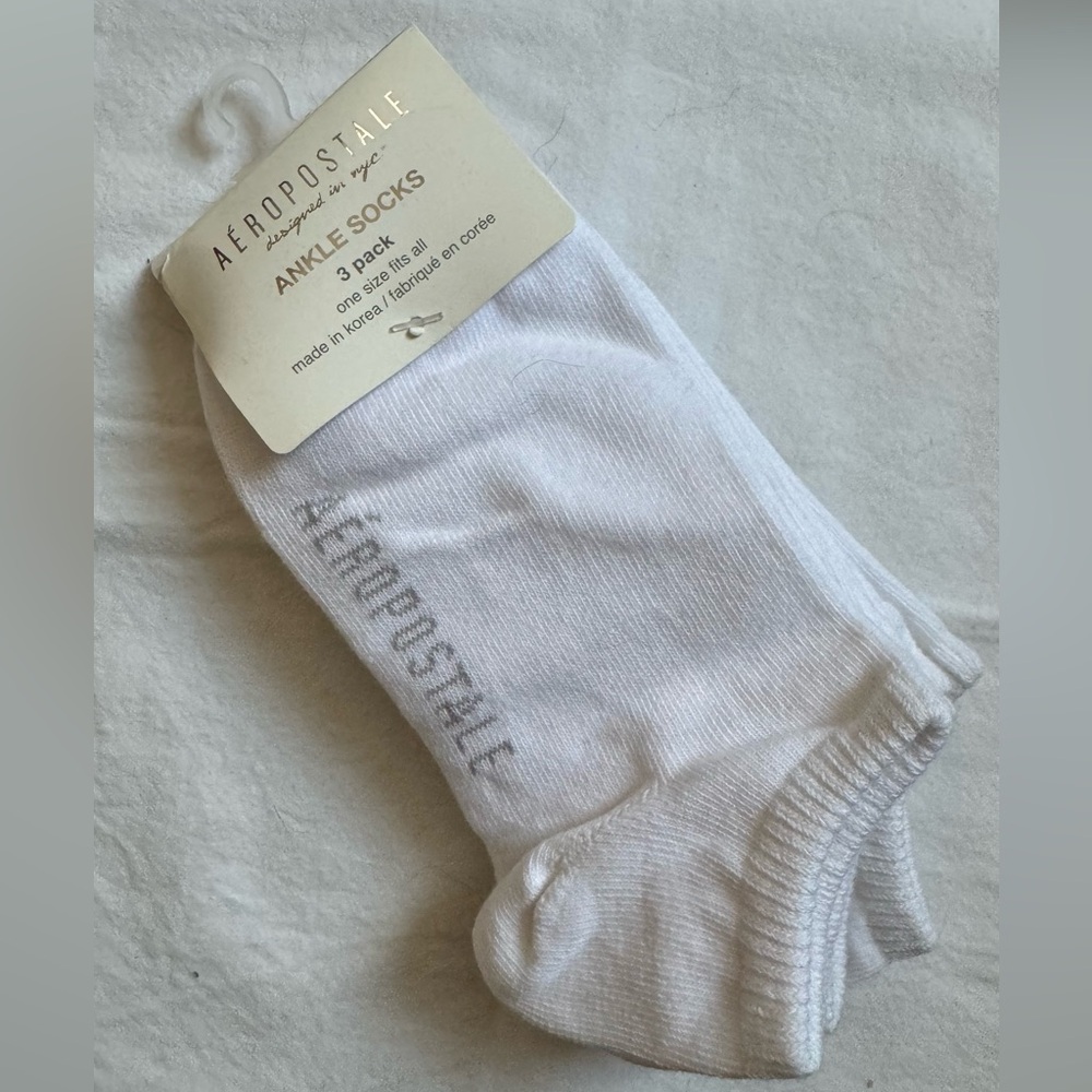 Aeropostale - White ankle socks - 9 pairs - One size